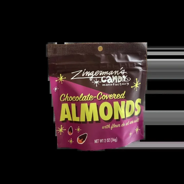 Zingerman’s Candy Manufactory Chocolate Covered Almonds – 2oz Pouch